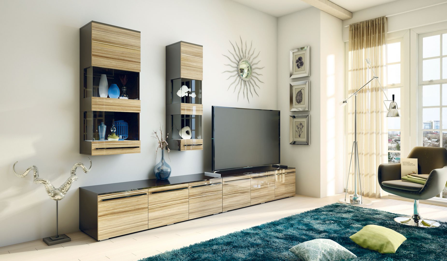 Мебель для Гостиная Динамика44 - Rioka MEBEL